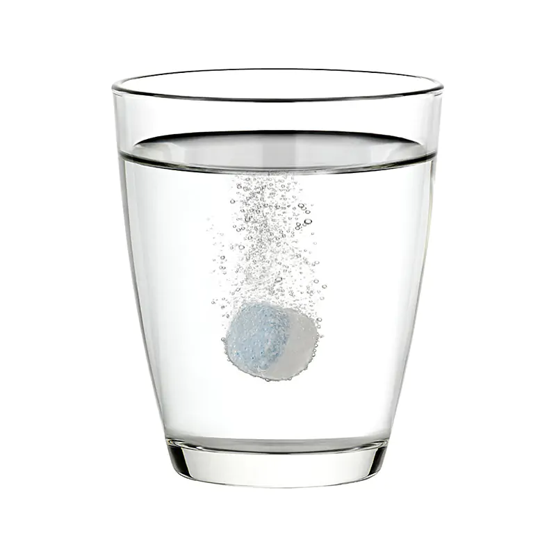 Produktbild, Standard-Produktfotografie Tablette in Wasserglas